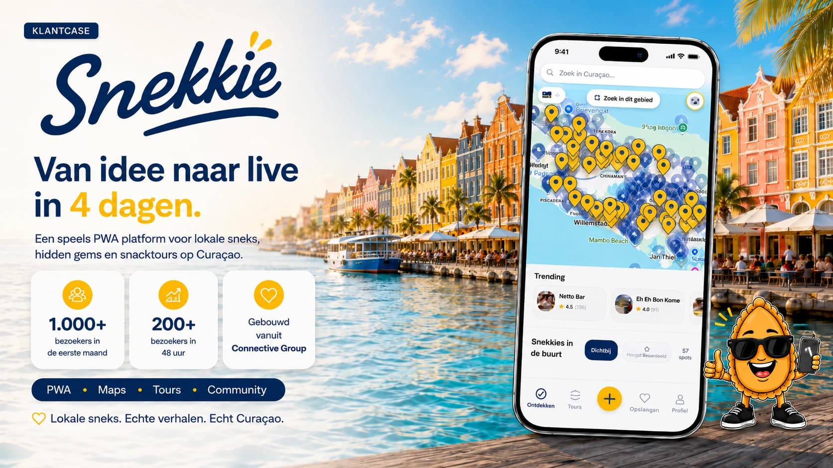Screenshot van Snekkie